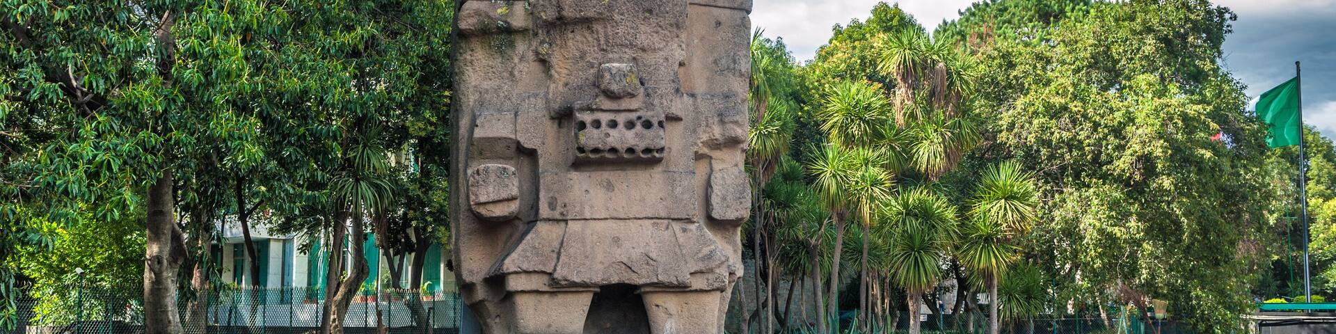 Entrance to the National Museum of Anthropology in Mexico city