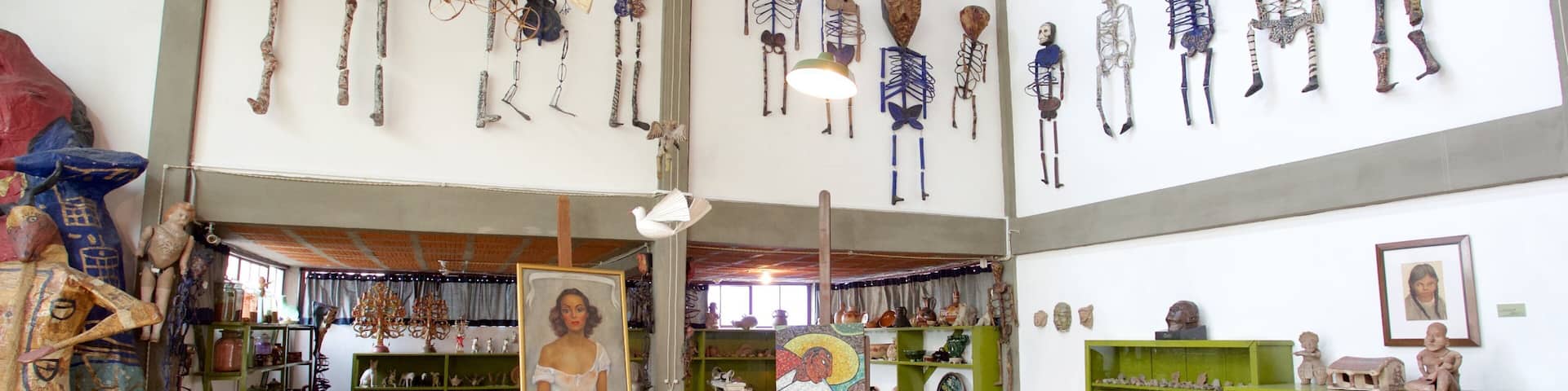 Museo Diego Rivera que incluye vistas interiores