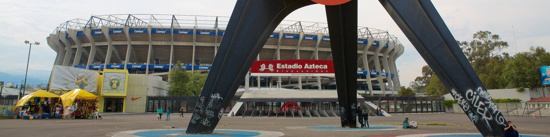 アステカ スタジアム, メキシコ シティ, 連邦区, メキシコ フィーチャー 広場 と 像あるいは彫刻