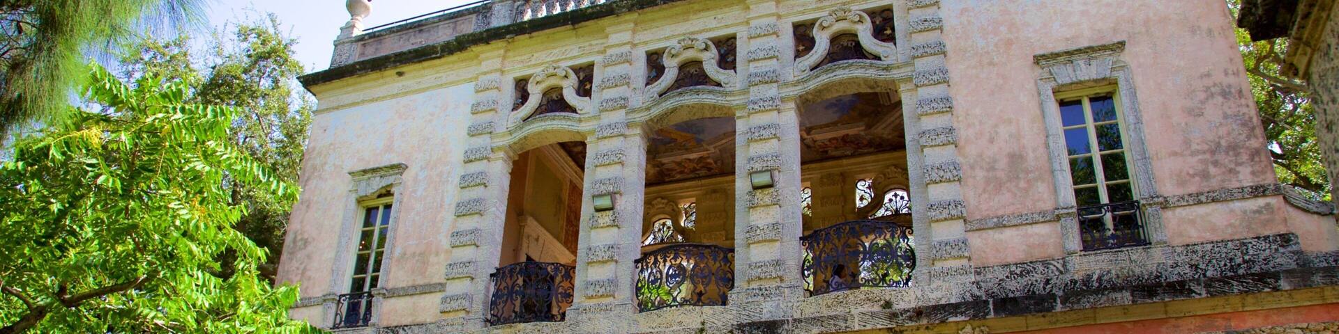 Vizcaya Museum and Gardens which includes heritage architecture