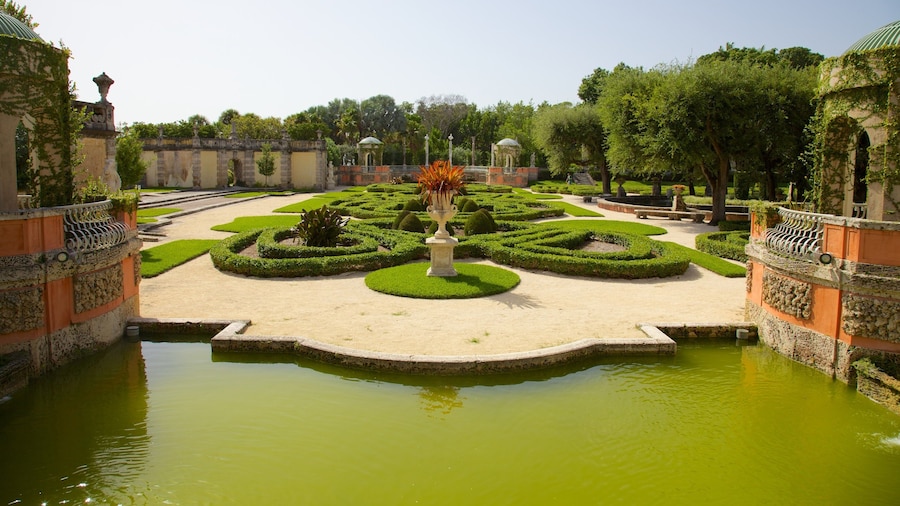 Explore the serene gardens of Vizcaya Museum in Miami, showcasing stunning landscaping and vibrant flora
