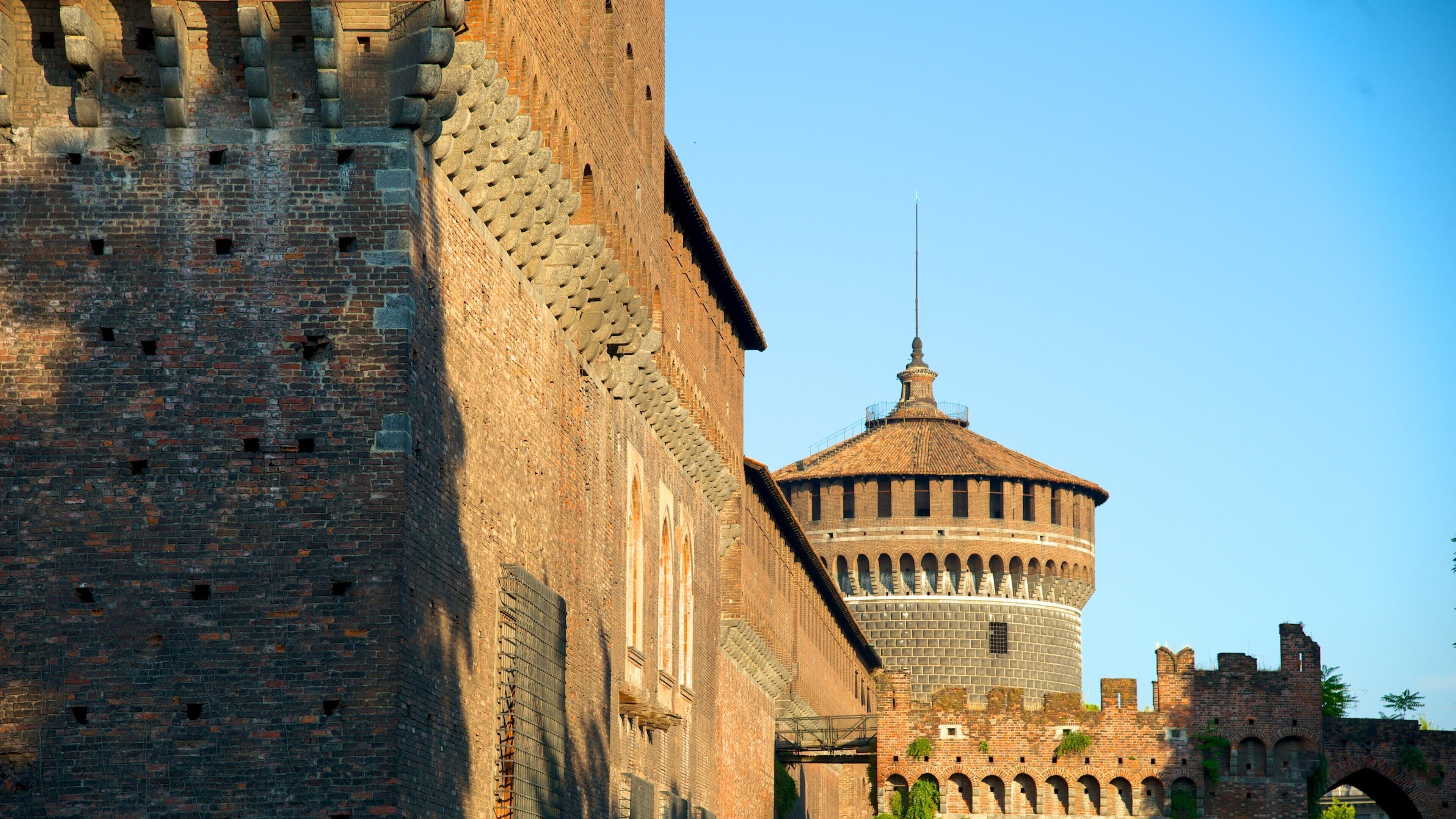 Castillo Sforza mostrando un castillo