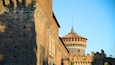 Castello Sforzesco toont kasteel of paleis