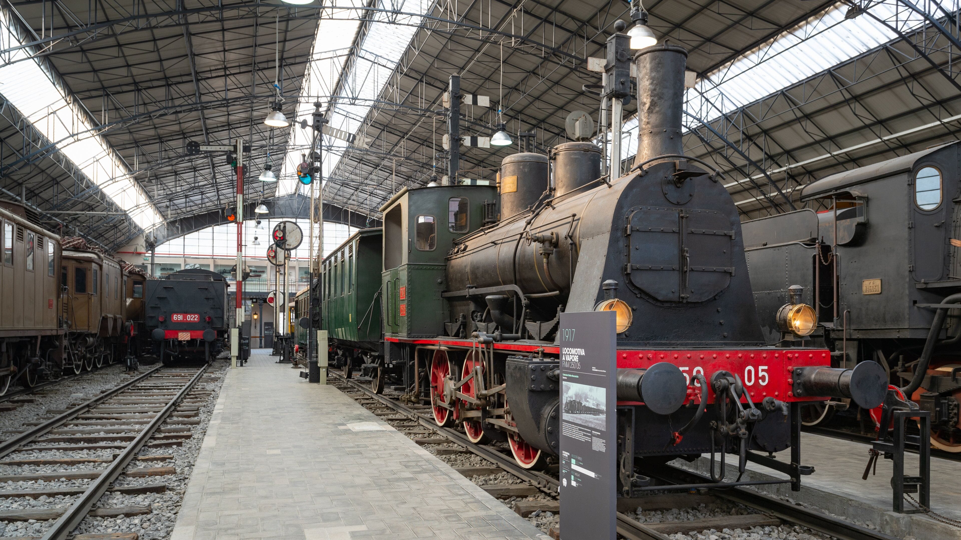 Leonardo da Vinci Museum of Science and Technology which includes railway items and heritage elements