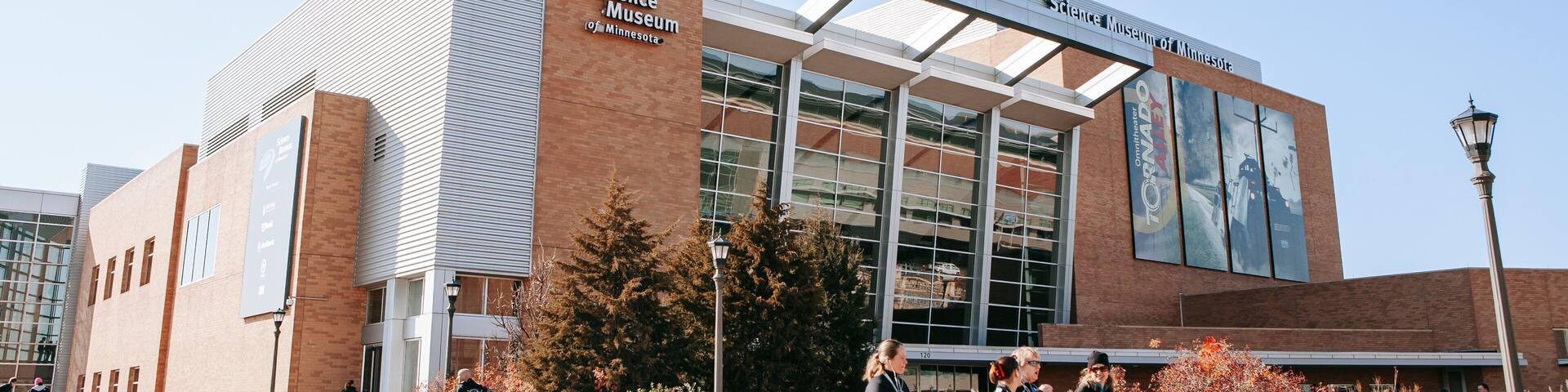 Science Museum of Minnesota showing street scenes and signage