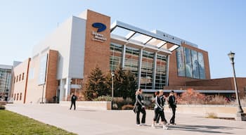 Science Museum of Minnesota showing street scenes and signage