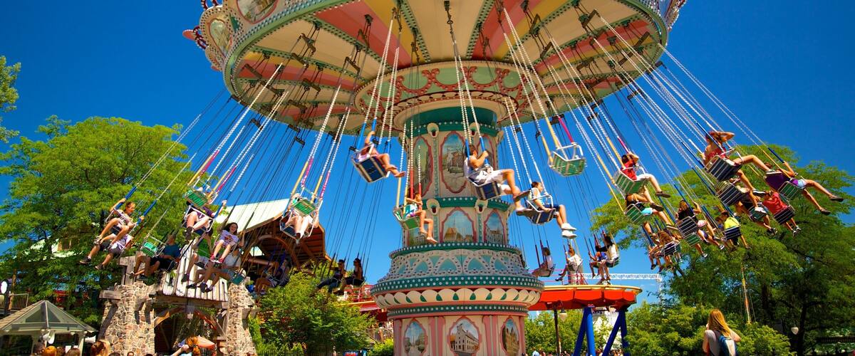 La Ronde Six Flags featuring rides