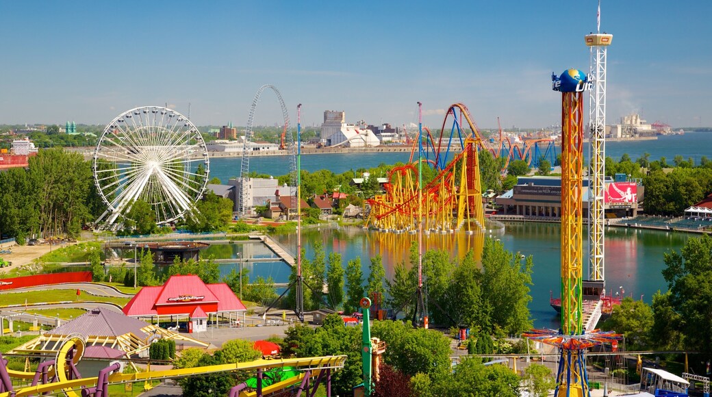 La Ronde Six Flags which includes rides