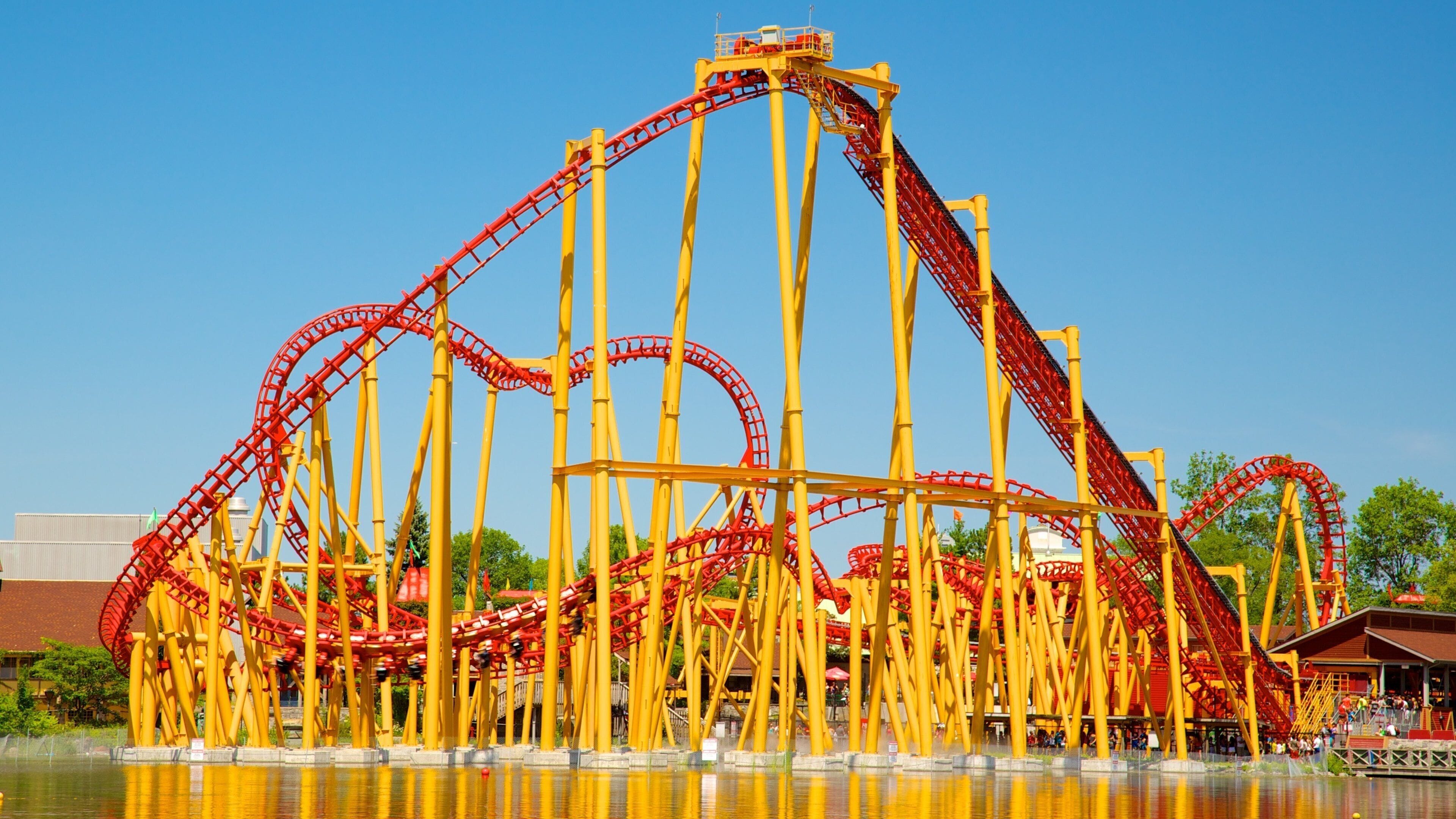 La Ronde Six Flags som viser karusell