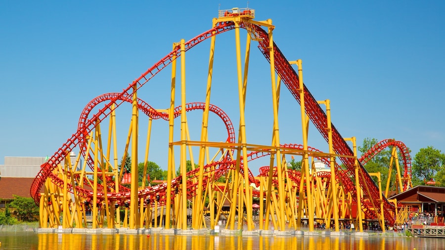 La Ronde Six Flags which includes rides