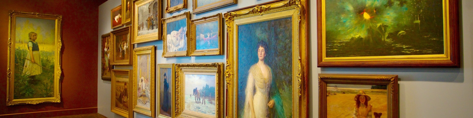 Montreal Museum of Fine Arts featuring interior views and art