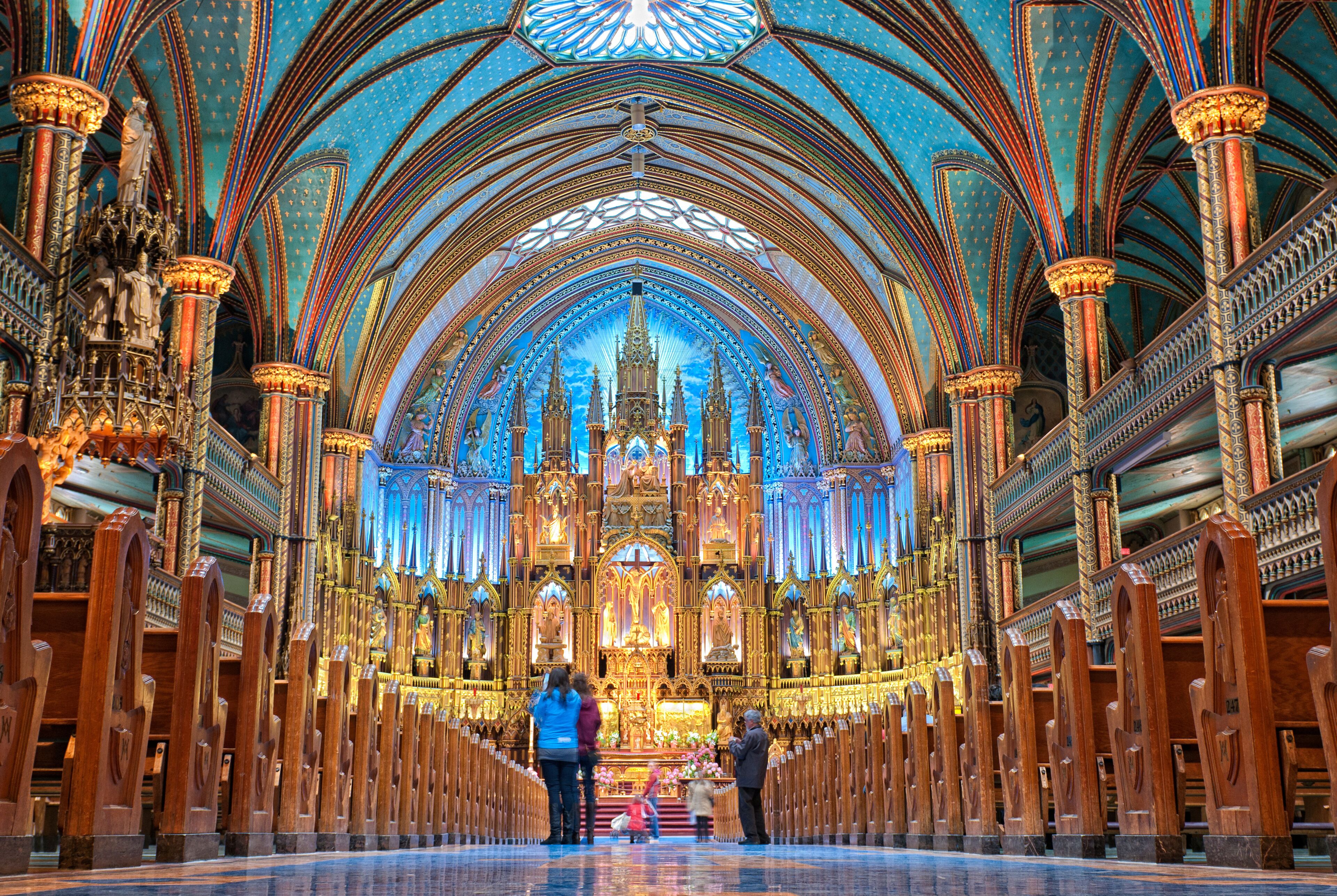 The Notre-Dame Basilica in Montreal