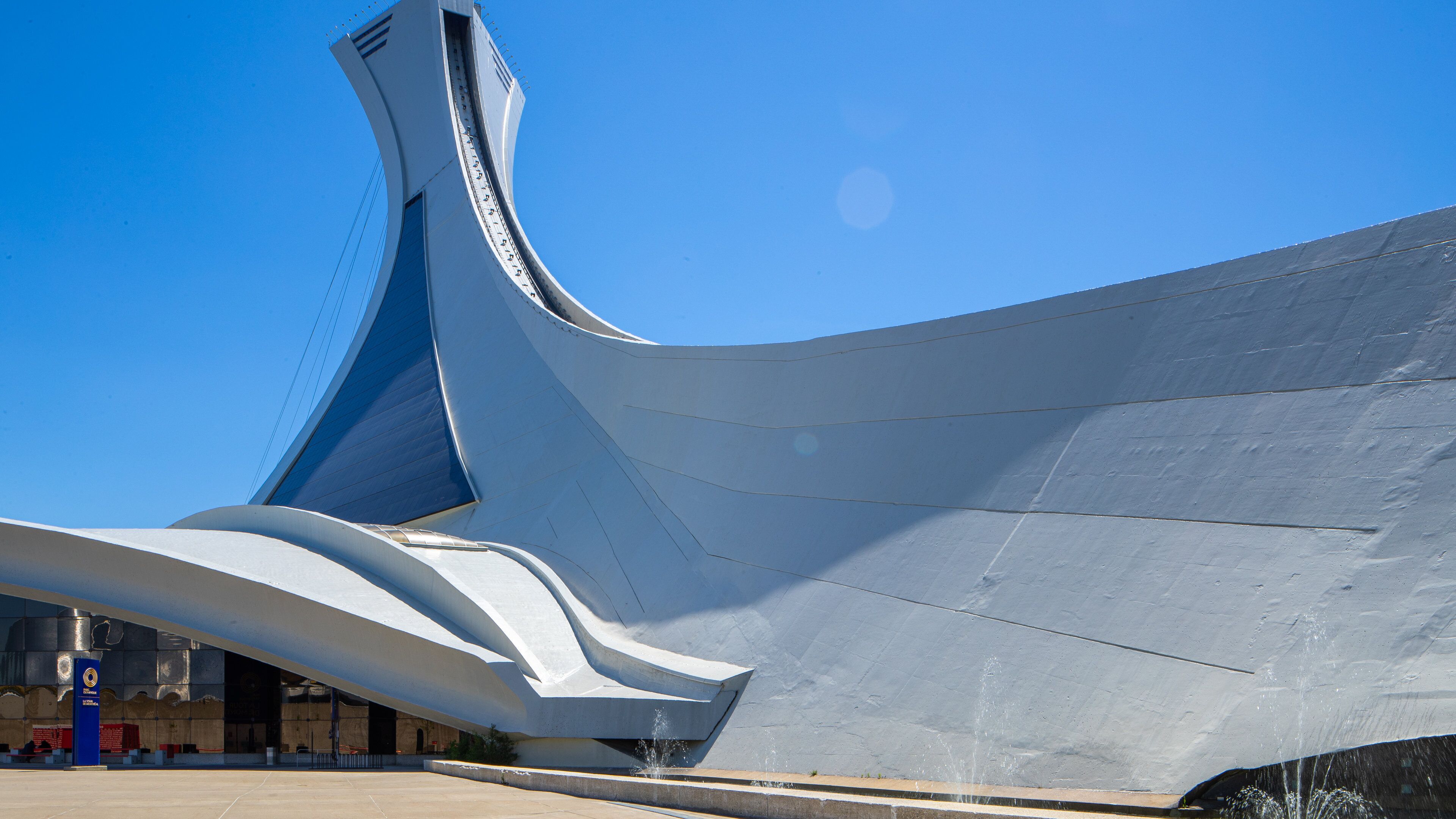 Olympic Stadium showing modern architecture