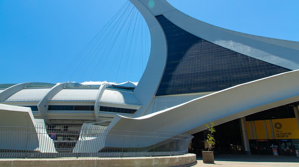 Olympic Stadium showing modern architecture