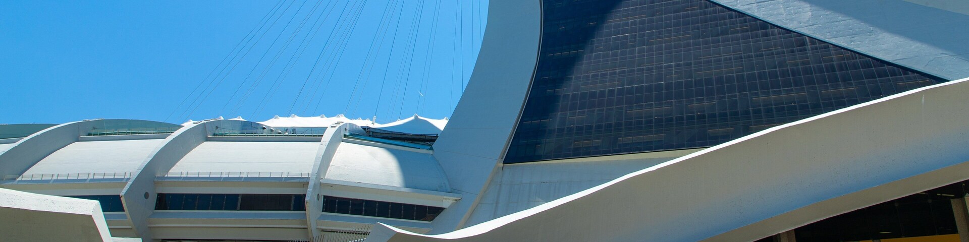 Olympic Stadium showing modern architecture
