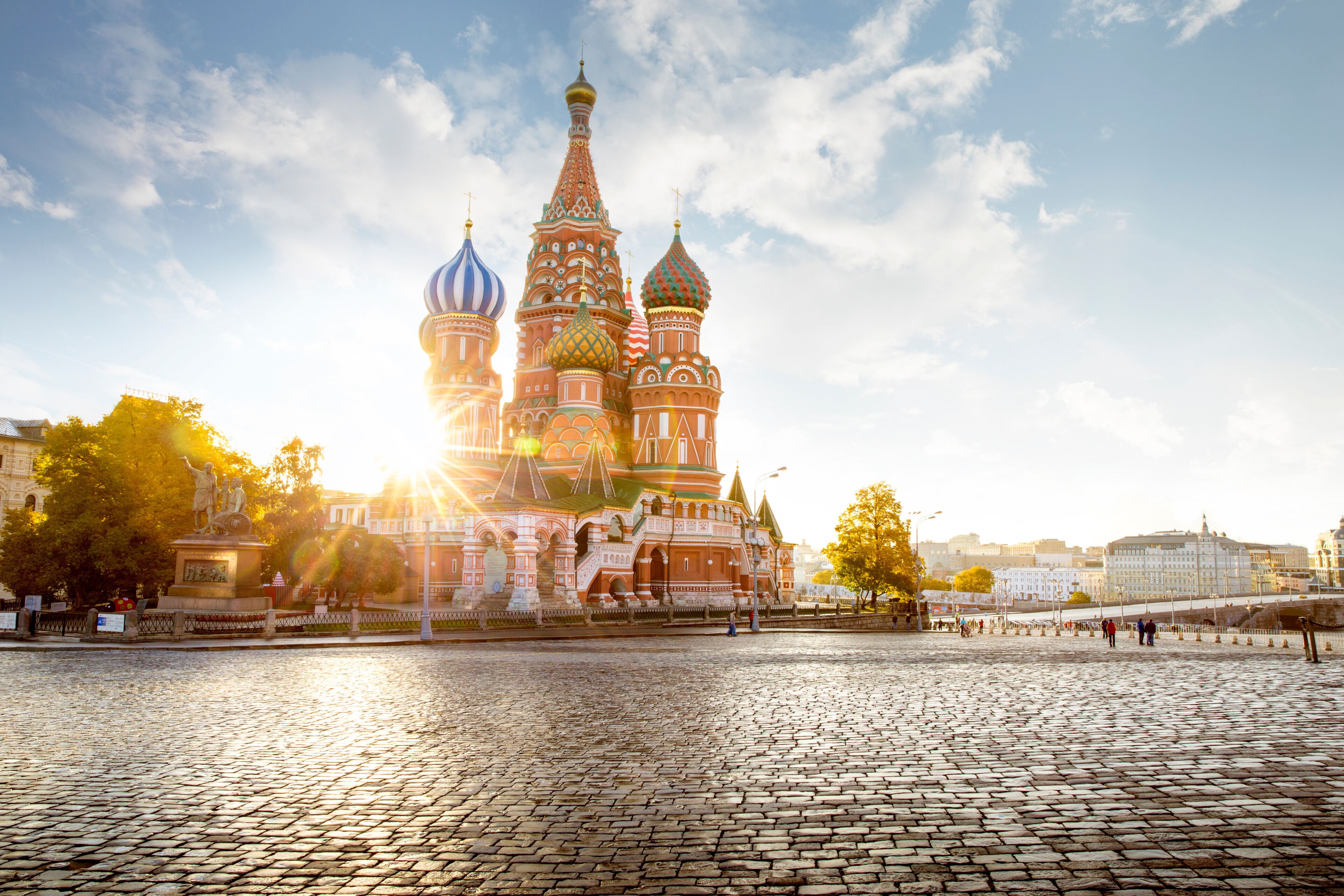 Saint Basil's Cathedral on Red Square in Moscow, Russia