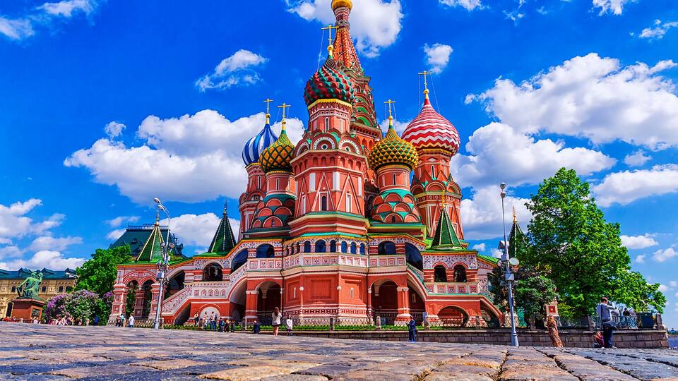 St. Basil's Cathedral in Moscow, Russia