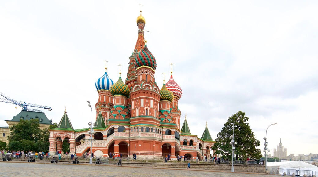 Vasilijkatedralen presenterar historisk arkitektur