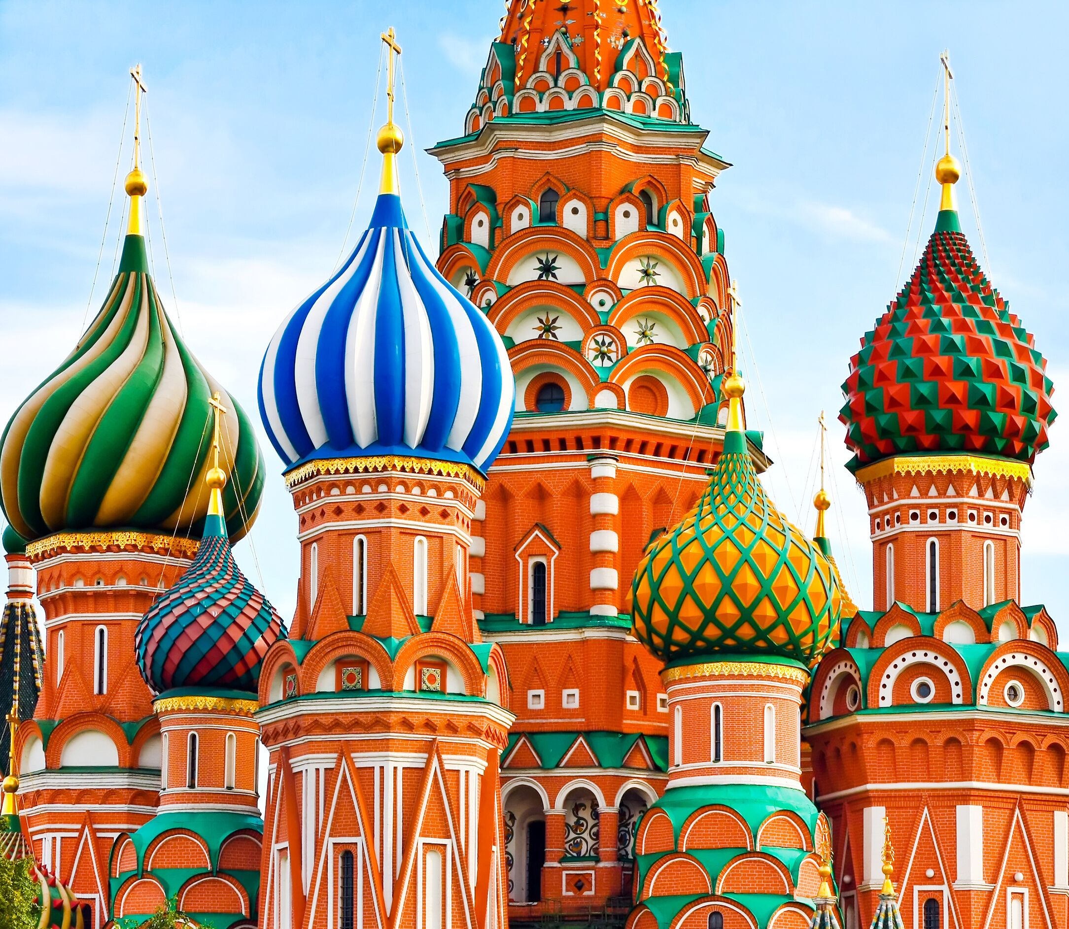 Cathedral of Vasily the Blessed in Moscow Russia