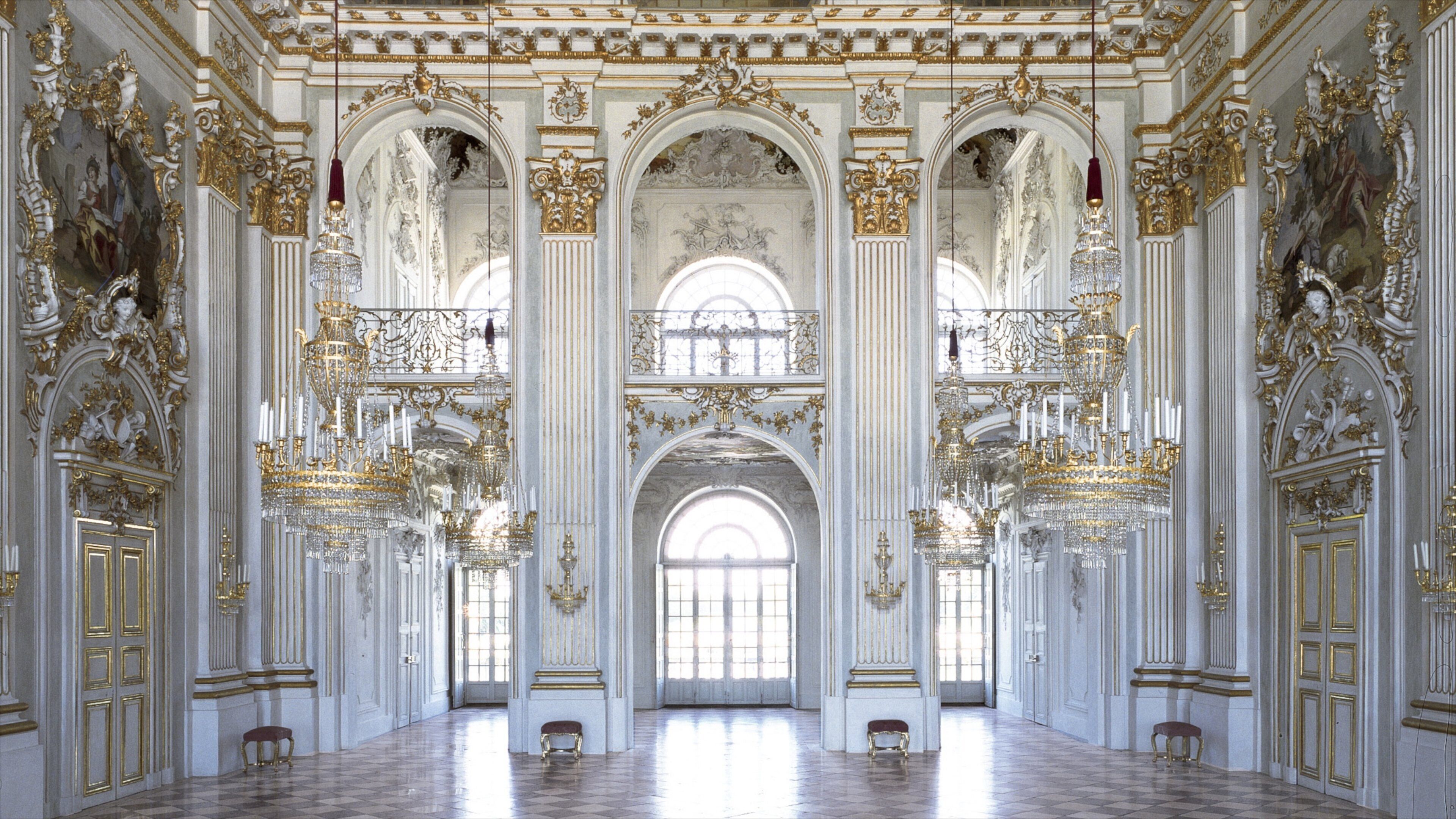 Nymphenburg Palace featuring interior views, heritage architecture and a castle