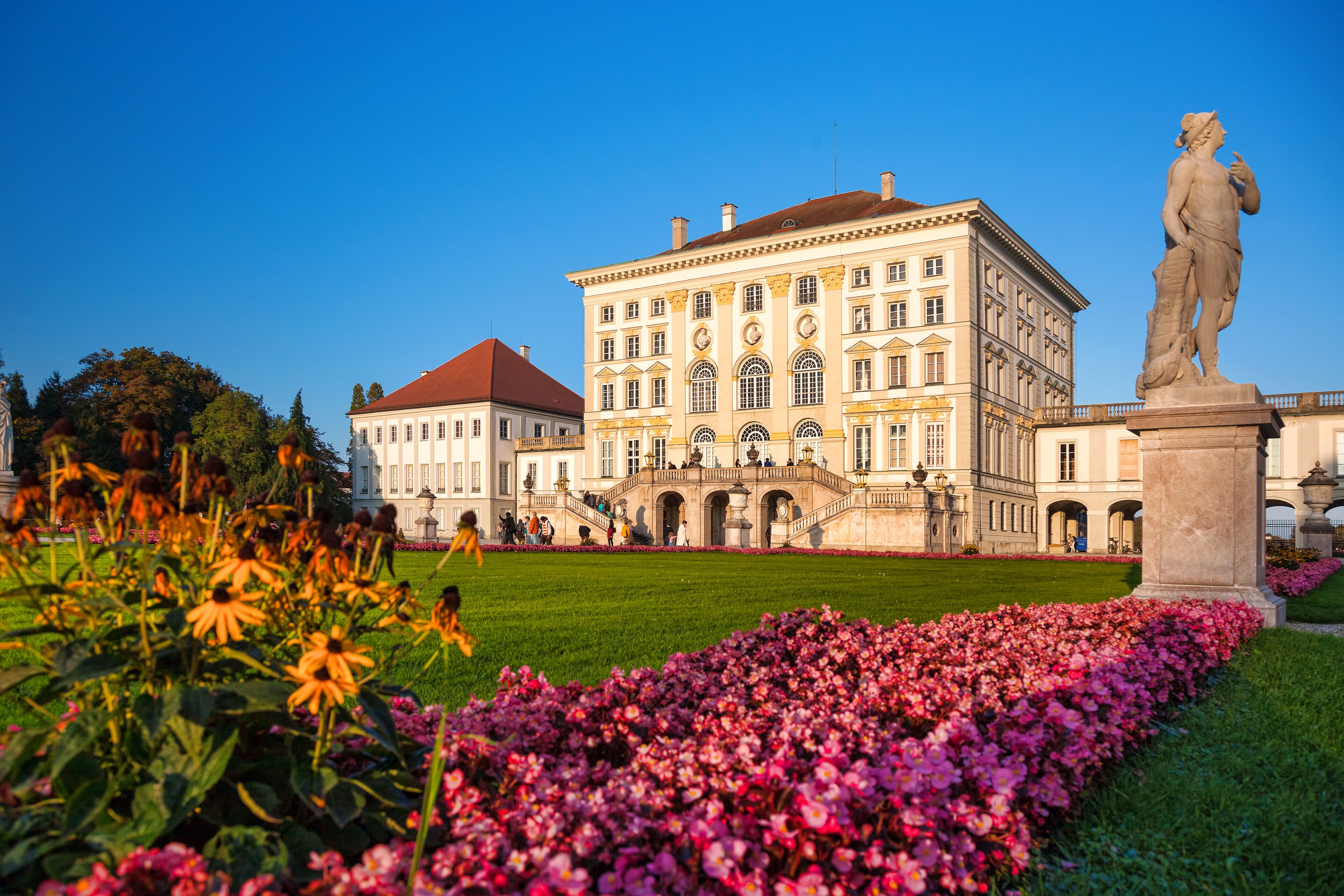 Nymphenburg castle  in Munich, Germany; Shutterstock ID 222435085