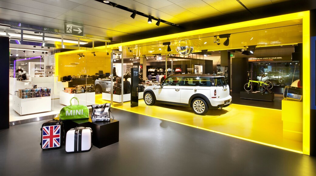 BMW World which includes interior views