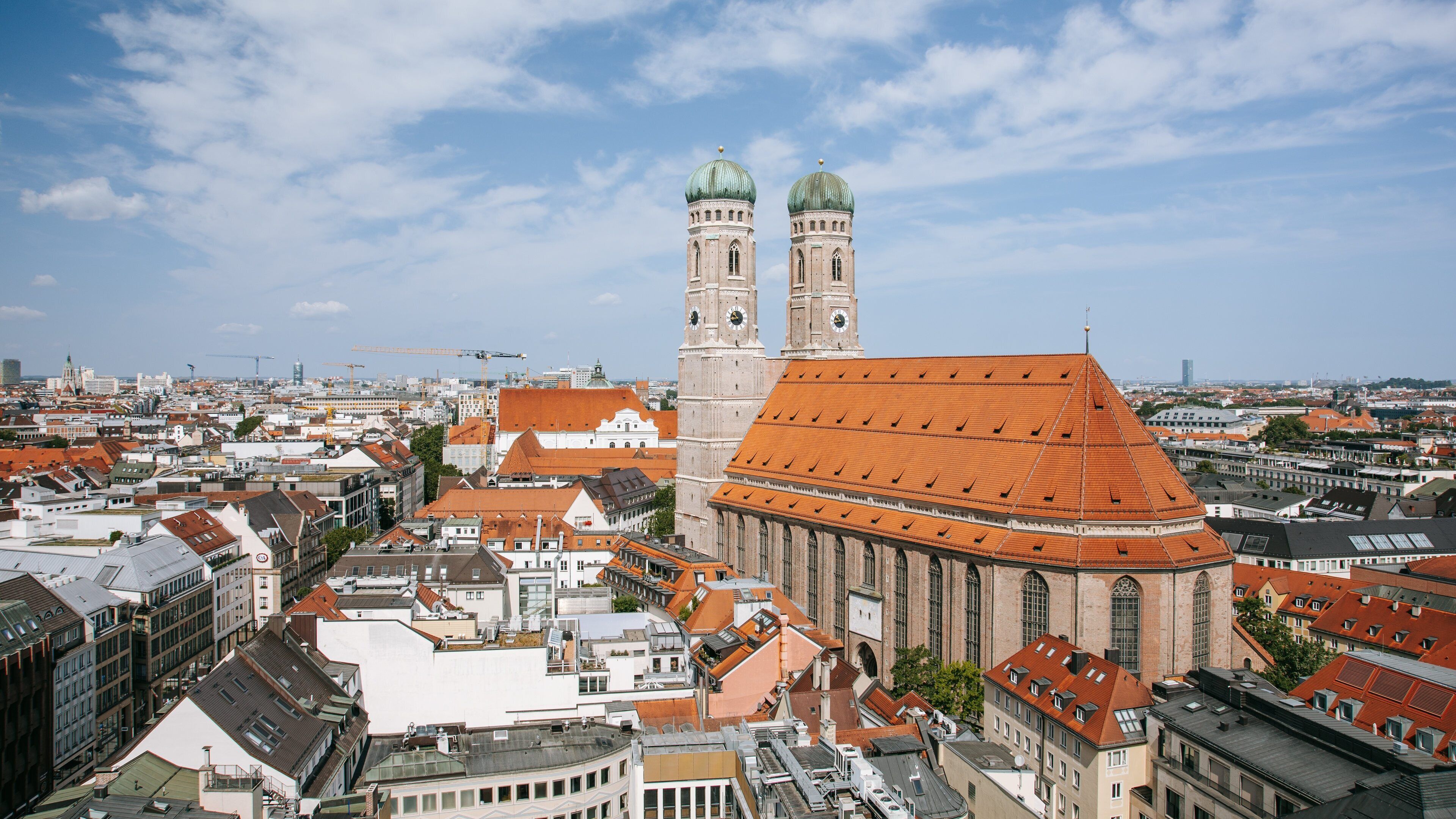 Frauenkirche which includes a city and landscape views