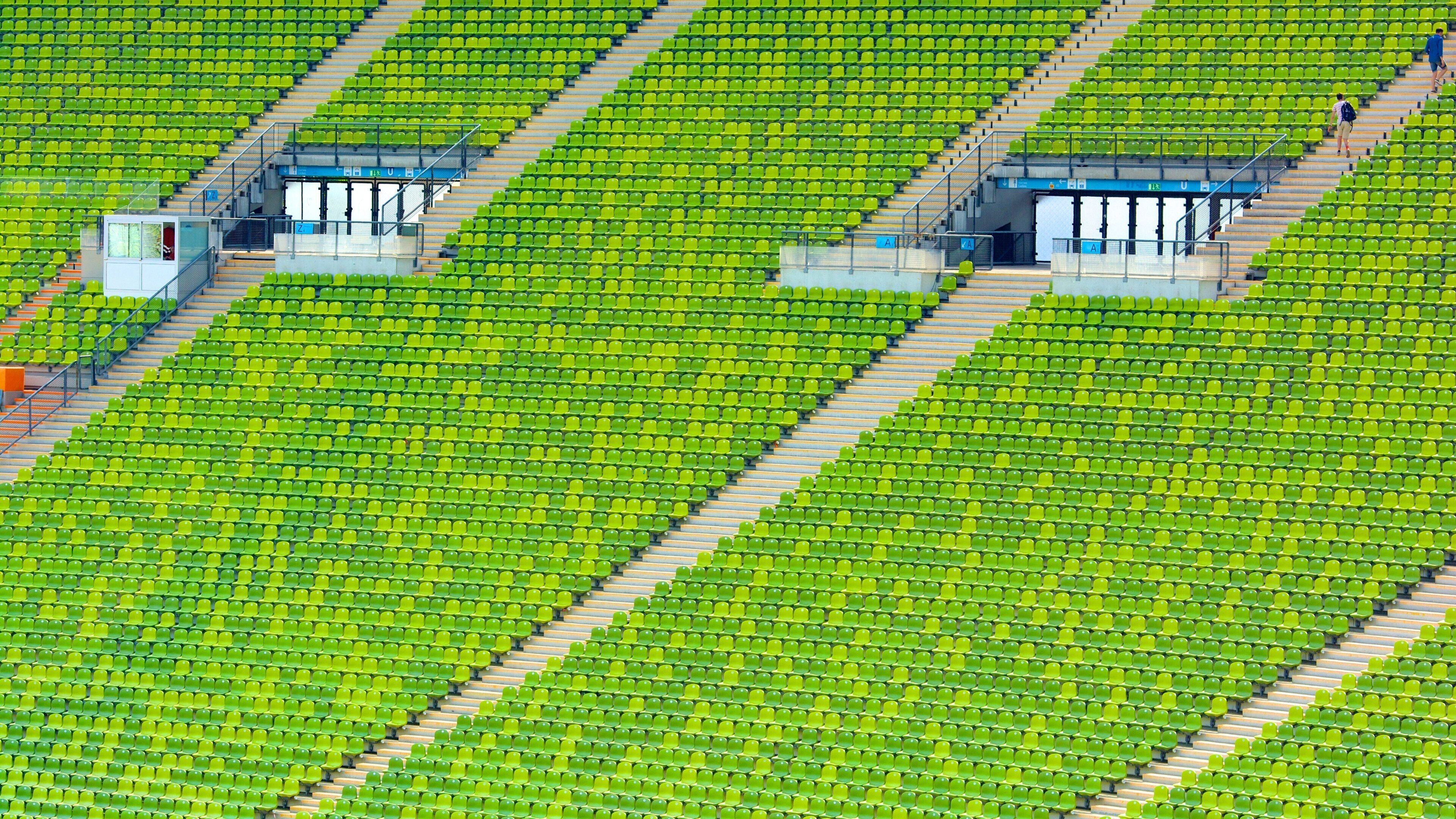 Olympiastadion som visar interiörer