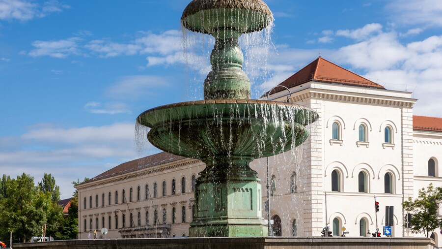 Fountain at the Munich University
