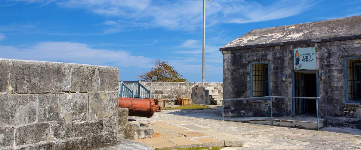 Fort Charlotte which includes heritage elements
