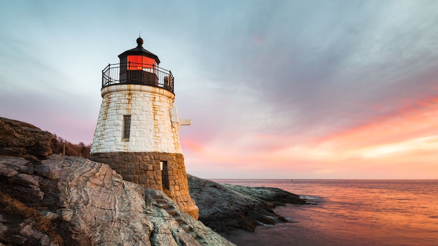 Castle Hill Lighthouse Seascape, Newport Rhode Island