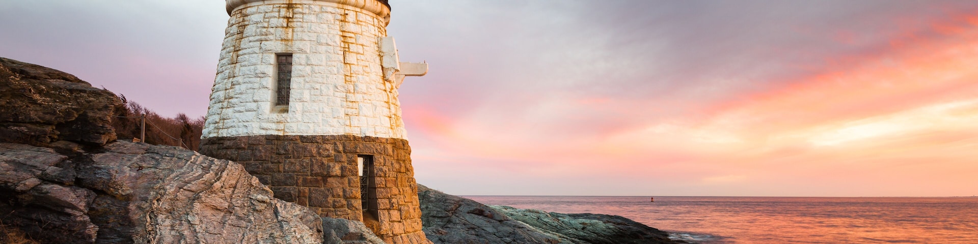 Castle Hill Lighthouse Seascape, Newport Rhode Island
