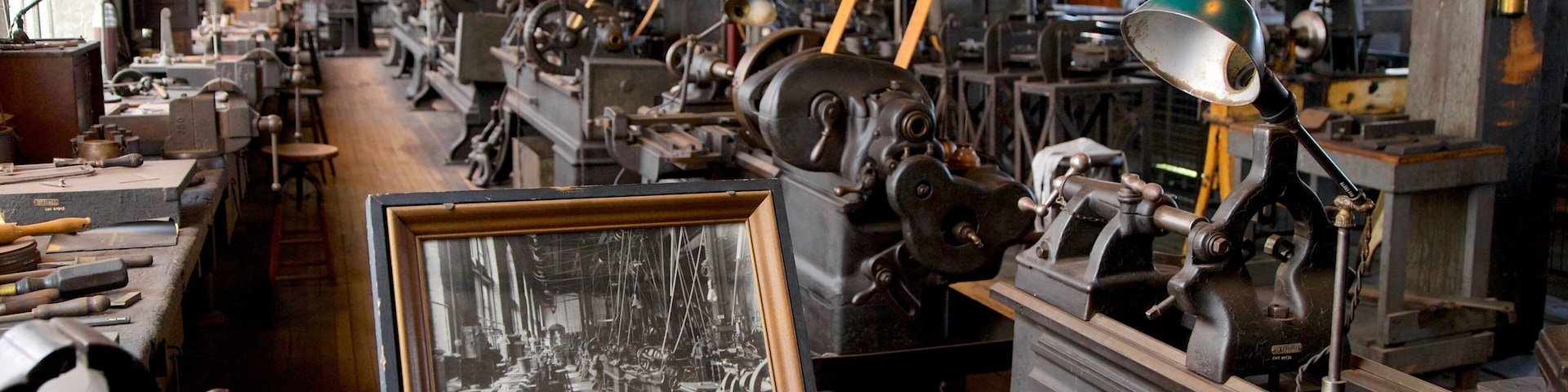 Thomas Edison National Historic Site which includes heritage elements, interior views and art