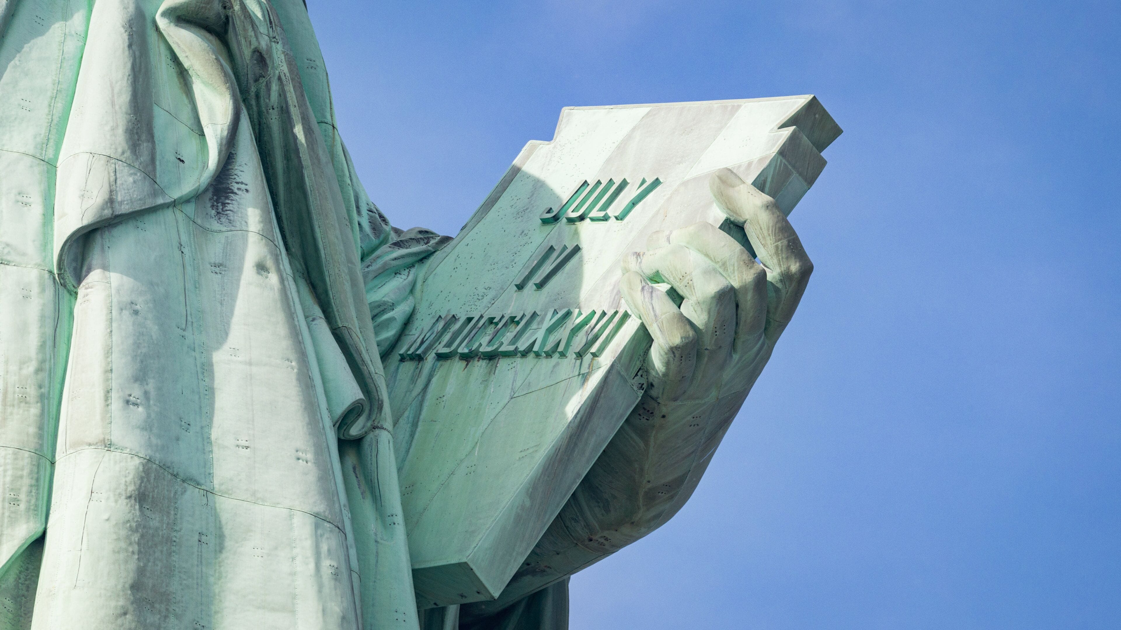 Statue of Liberty showing a monument