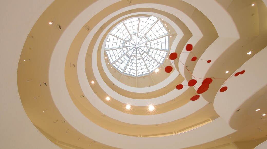 Solomon R. Guggenheim Museum showing interior views