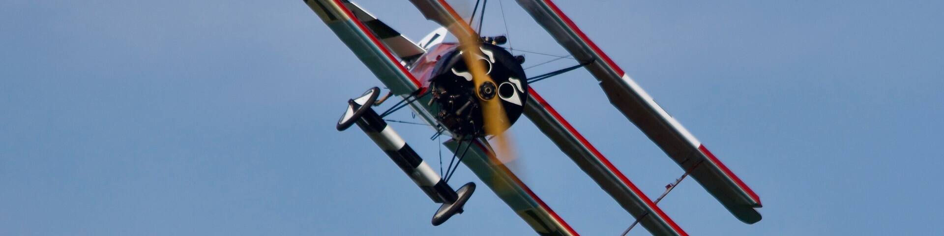 Fokker DR1 Triplane at Old Rhinebeck Aerodrome Rhinebeck NY.
