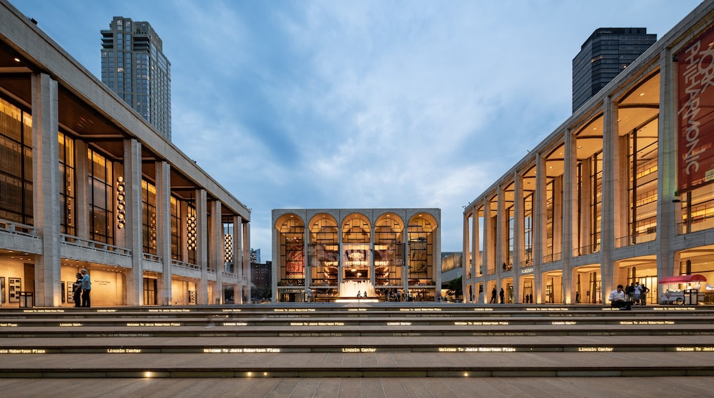 Lincoln Center which includes night scenes