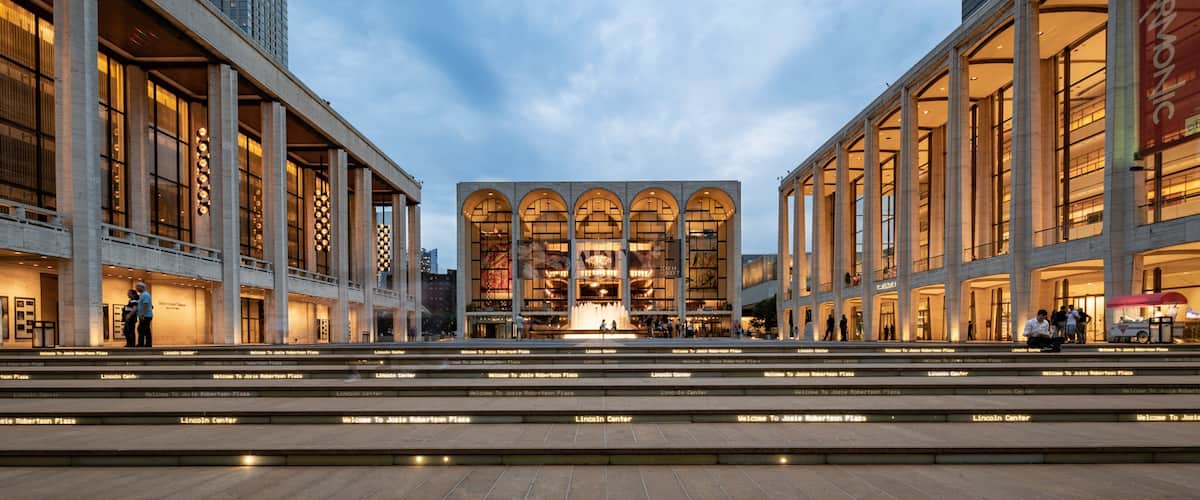 Lincoln Center which includes night scenes