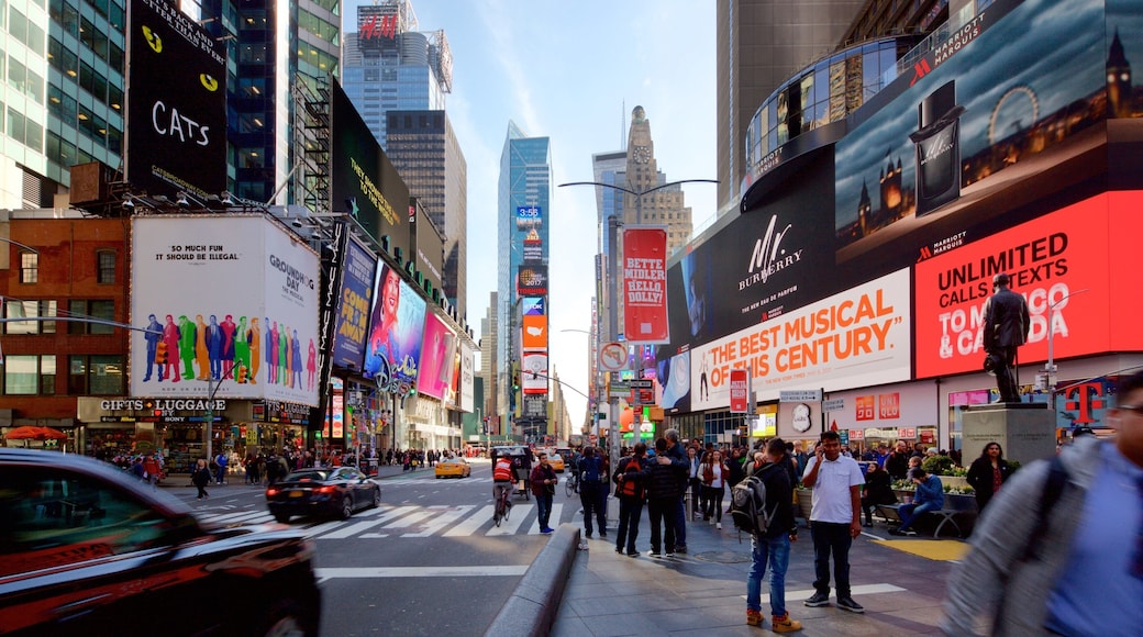 Times Square ofreciendo una ciudad, dfc y señalización