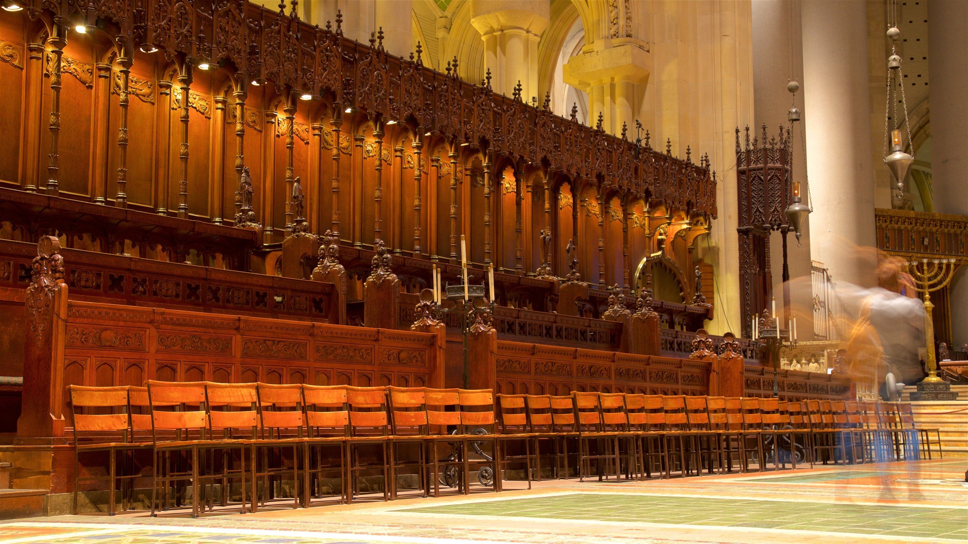 Kathedraal van St. John the Divine inclusief een kerk of kathedraal, historisch erfgoed en interieur