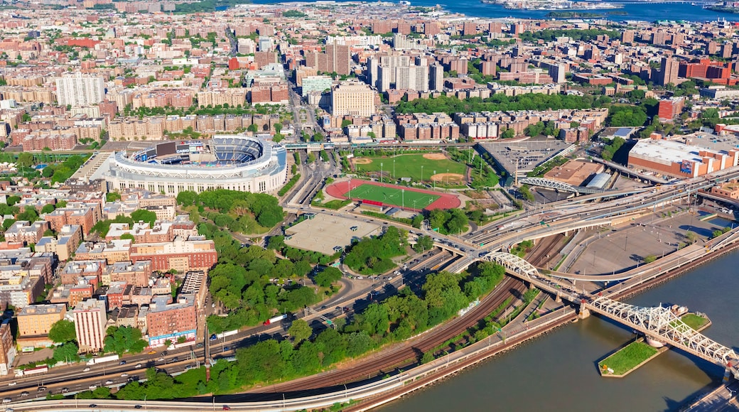 Aerial view of the Bronx, NY