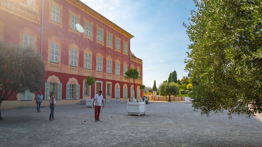 Matisse Museum which includes a square or plaza and a sunset