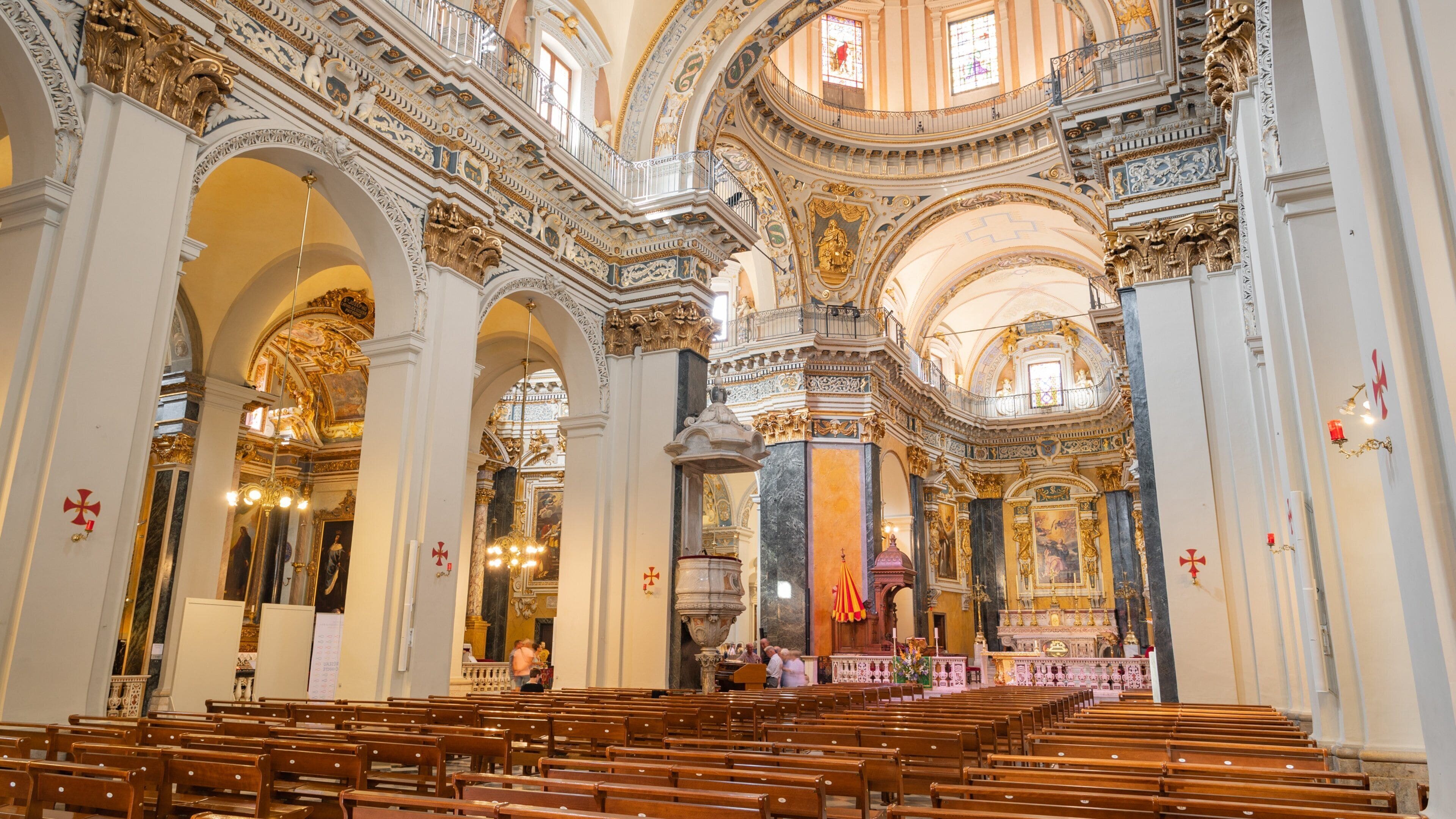 Nice Cathedral which includes heritage elements, a church or cathedral and interior views