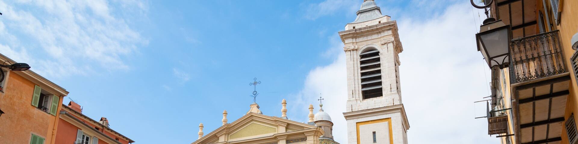 Nice Cathedral featuring a church or cathedral and heritage architecture