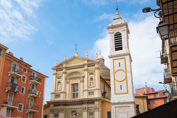 Nice Cathedral featuring a church or cathedral and heritage architecture