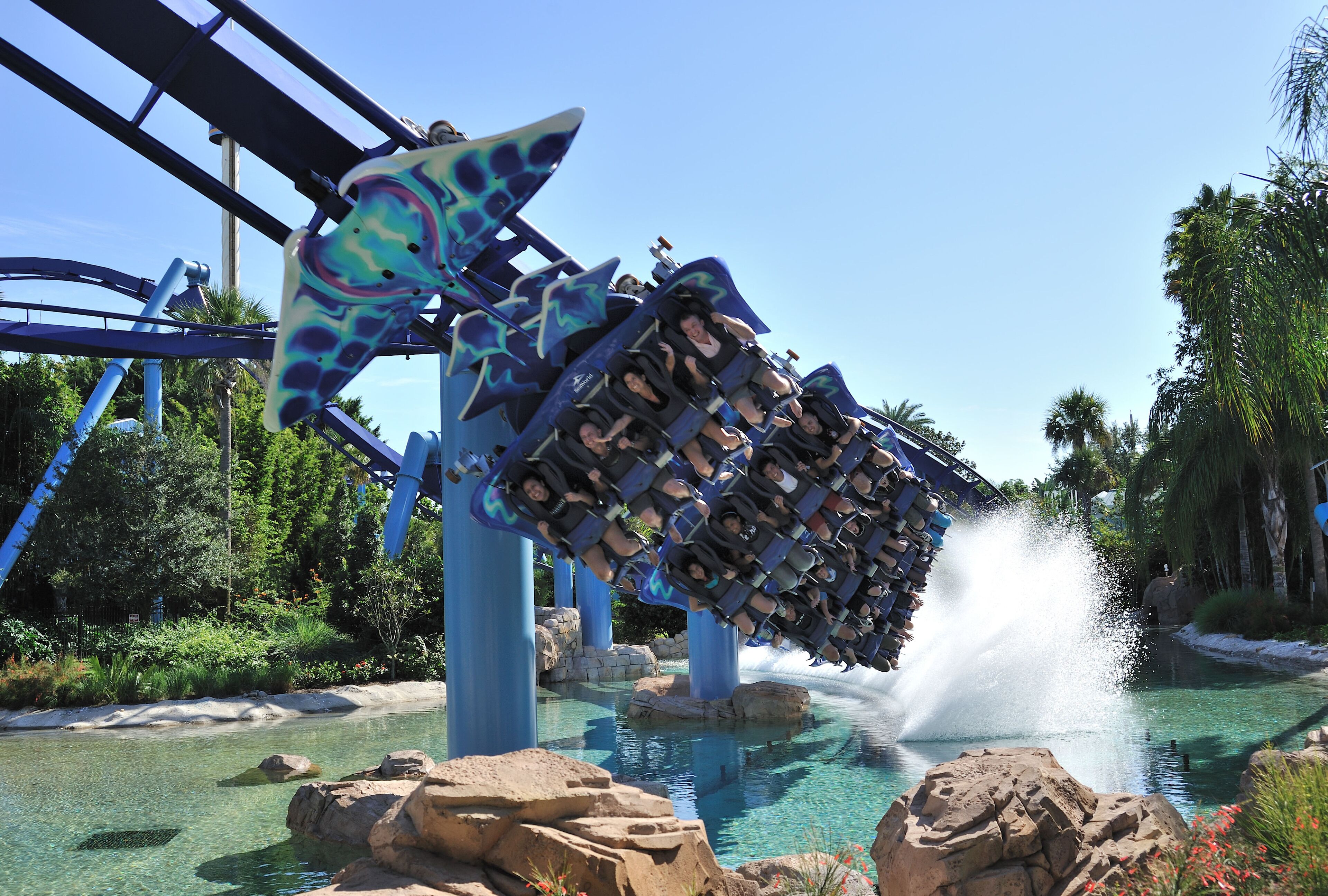 Manta ride Seaworld Orlando Florida. Image shot 10/2010. Exact date unknown.