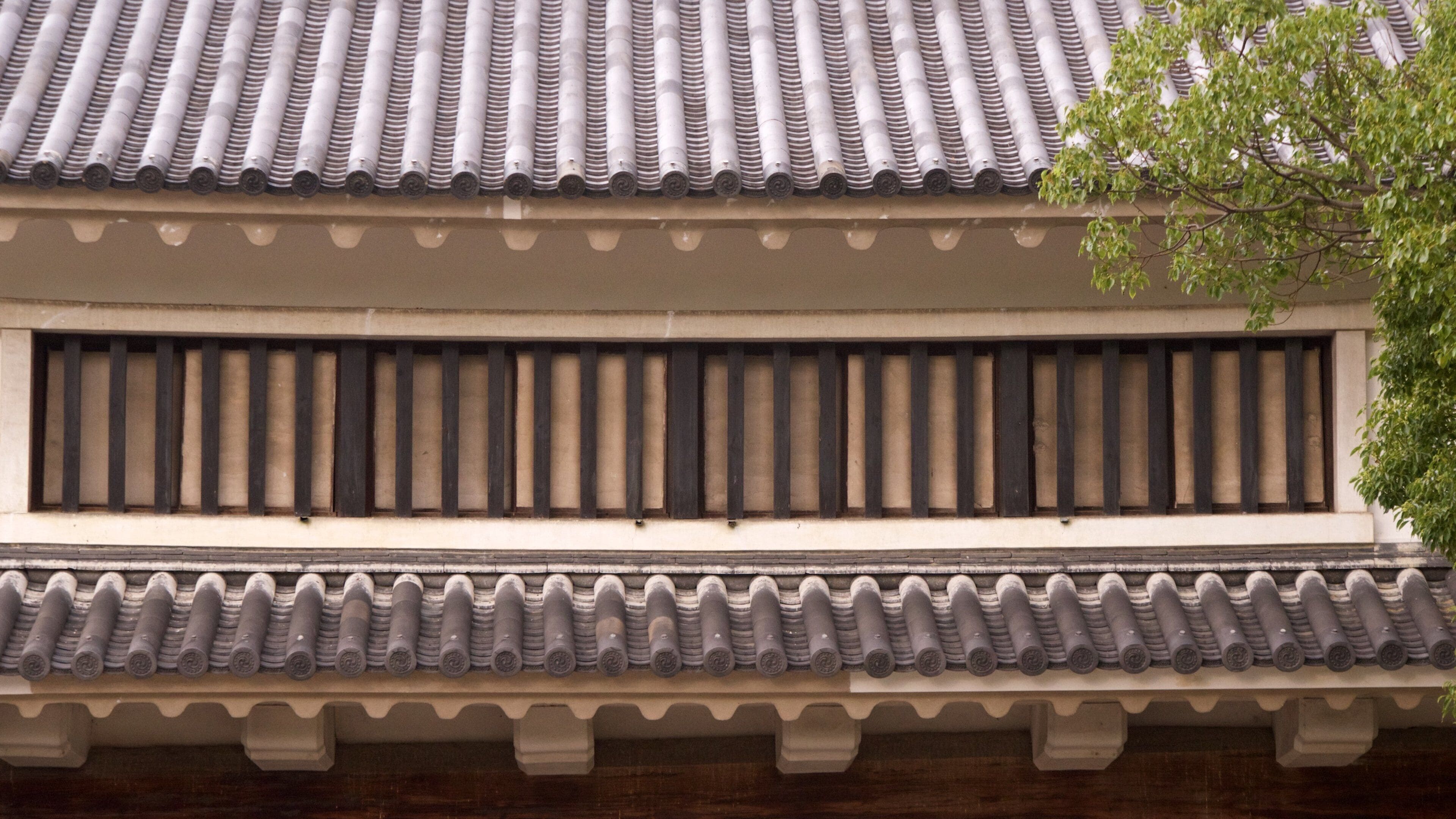 Osaka Castle featuring a castle
