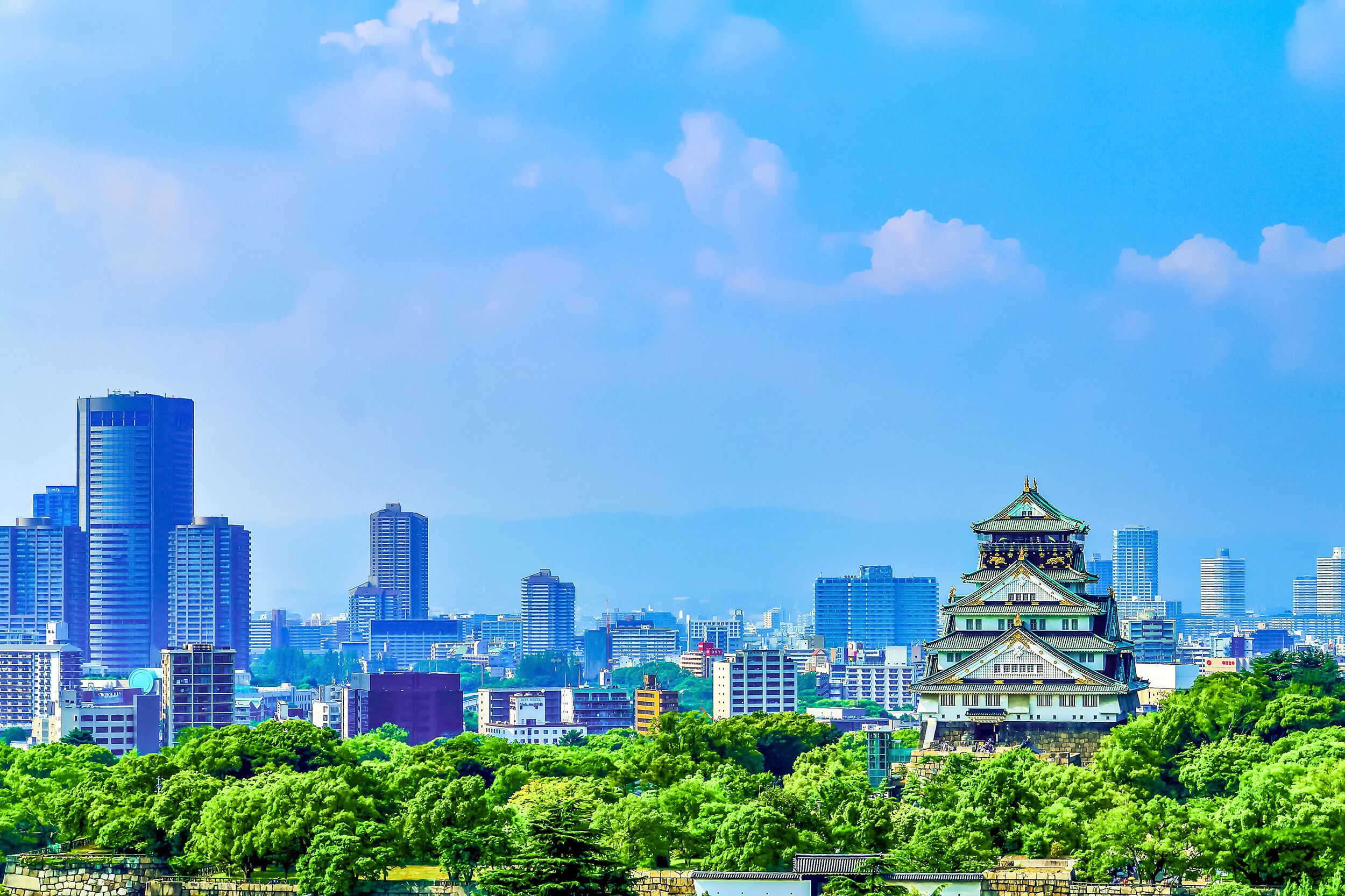 大阪城　OSAKA CASTLE
