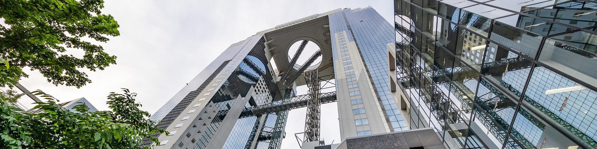 Umeda Sky Building showing modern architecture and a skyscraper