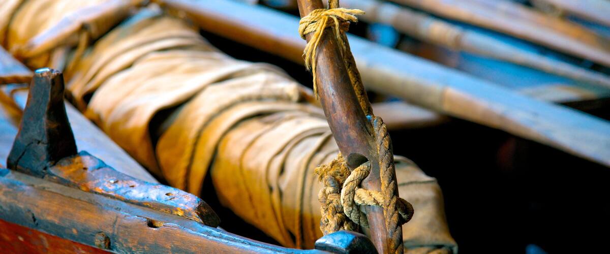 Musée norvégien de la Marine montrant vues intérieures